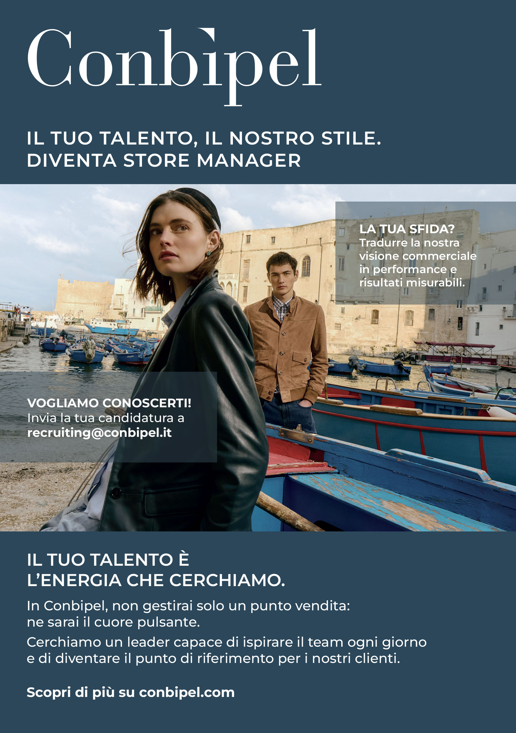 Conbipel - il tuo talento, il nostro stile. Diventa store manager